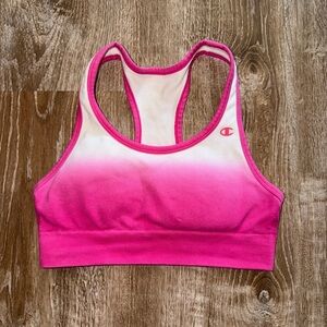 Vintage Y2K Champion Pink Ombre Sports Bra